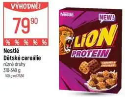 Globus Nestlé dětské cereálie nabídka