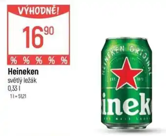 Globus Heineken světlý ležák nabídka