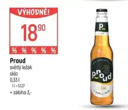 Globus Proud světlý ležák nabídka