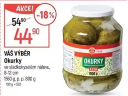 Globus Vista okurky nabídka