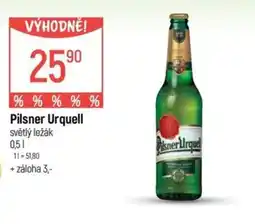 Globus Pilsner Urquell světlý ležák nabídka