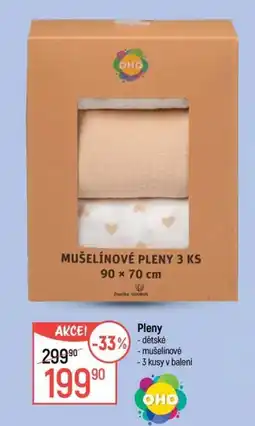Globus Oho mušelínové pleny nabídka