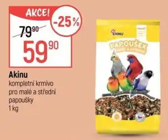 Globus Akinu kompletní krmivo pro malé a střední papoušky nabídka