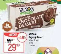 Globus Valsoia sójový dezert nabídka
