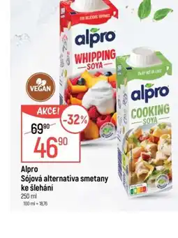 Globus Alpro sójová alternativa smetany ke šlehání nabídka