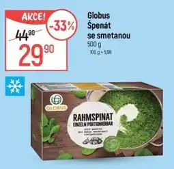 Globus Globus špenát se smetanou nabídka