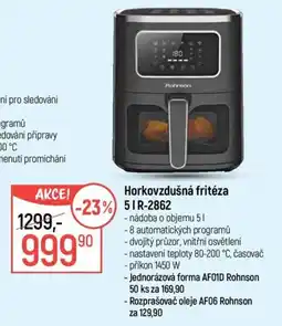 Globus Rohnson horkovzdušná fritéza 5 l r-2862 nabídka