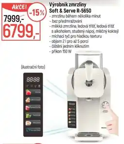 Globus Výrobník zmrzliny Soft & Serve R-5650 nabídka