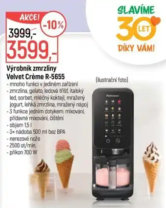 Robinson výrobník zmrzliny velvet crème r-5655