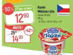 Globus Kunin mléčná rýže nabídka