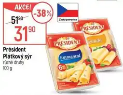 Globus Président Plátkový sýr nabídka