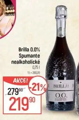 Globus Brilla spumante nealkoholické nabídka