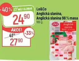 Globus Le&Co anglická slanina nabídka