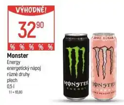 Globus Monster Energy nabídka