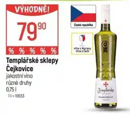 Globus Templářské sklepy nabídka