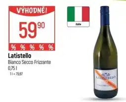 Globus Latistello Bianco Secco Frizzante nabídka