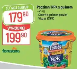 Globus Hostické Hnojivo podzimní NPK s guánem nabídka