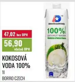 Ratio Borro Czech kokosová voda 100% nabídka