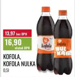 Ratio Kofola, Kofola nulka nabídka