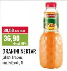 Ratio Granini nektar nabídka