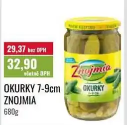 Ratio Znojmia okurky nabídka
