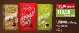 Ratio Lindor pralinky nabídka