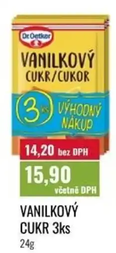 Ratio Dr Oetker vanilkový cukr 3ks nabídka