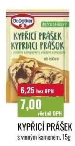 Ratio Dr.Oetker kypřicí prášek s vinným kamenem nabídka