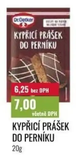 Ratio Dr.Oetker kypřicí prášek do perníku nabídka