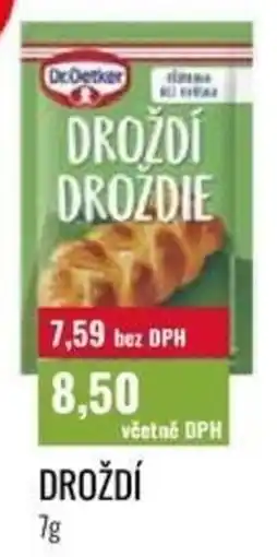 Ratio Dr.Oetker Droždí nabídka