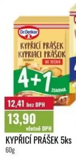 Ratio Dr.Oetker kypřicí prášek nabídka