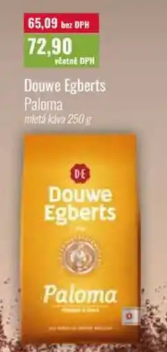 Ratio Douwe Egberts Paloma nabídka