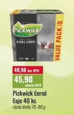 Ratio Pickwick černé čaje nabídka