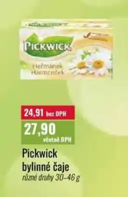 Ratio Pickwick bylinné čaje nabídka