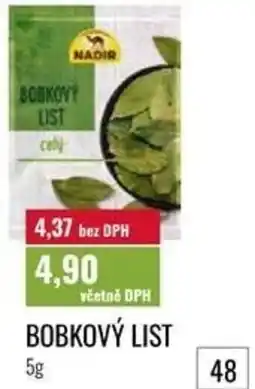 Ratio Nadir bobkový list nabídka