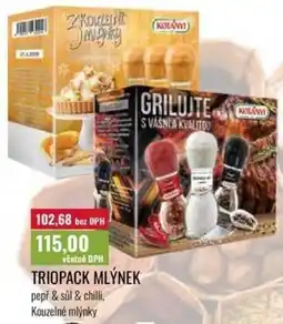 Ratio Triopack mlýnek nabídka