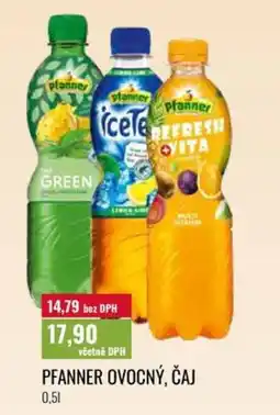 Ratio Pfanner ovocný, čaj nabídka