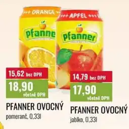 Ratio Pfanner ovocný pomeranč nabídka