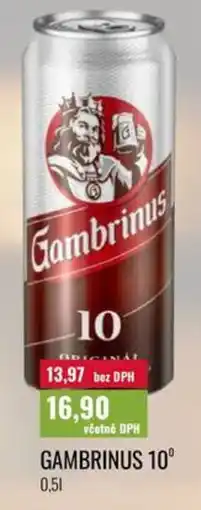 Ratio Gambrinus 10° nabídka