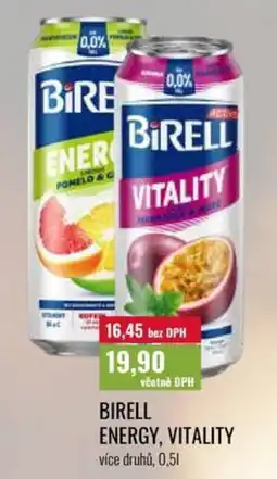 Ratio Birell energy, vitality nabídka