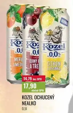 Ratio Kozel ochucený nealko nabídka