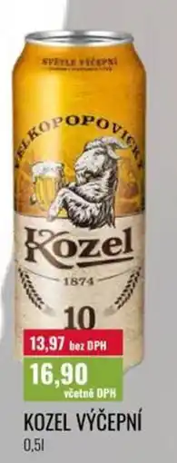 Ratio Kozel výčepní nabídka