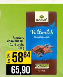 Jip Alnatura čokoláda BIO různé druhy nabídka