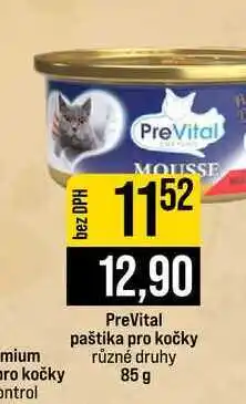 Jip PreVital paštika pro kočky různé druhy nabídka