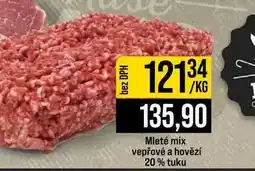 Jip Mleté mix vepřové a hovězí 20% tuku nabídka