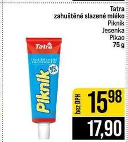 Jip Tatra zahuštěné slazené mléko Piknik Jesenka Pikao nabídka
