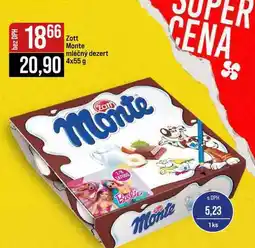 Jip Zott Monte mléčný dezert nabídka