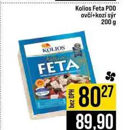 Jip Kolios Feta PDO ovčí+kozí sýr 200 g nabídka
