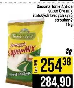 Jip Cascina Torre Antica super Oro mix italských tvrdých sýrů strouhaný nabídka