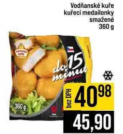 Jip Vodňanské kuře kuřecí medailonky smažené nabídka